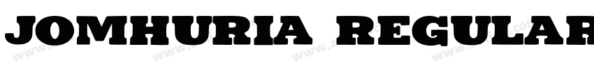 Jomhuria Regular字体转换